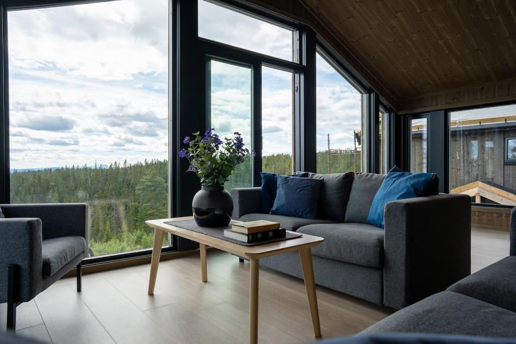 New, Modern, Cosy Hut Close To Norefjell Ski & Spa Noresund Exterior photo