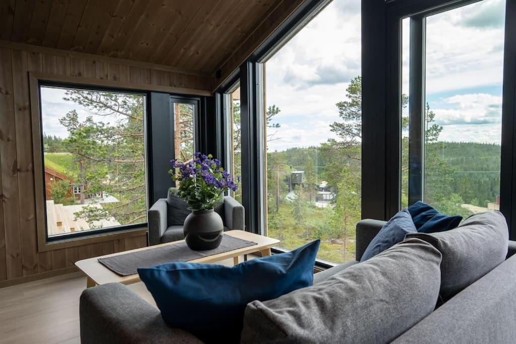 New, Modern, Cosy Hut Close To Norefjell Ski & Spa Noresund Exterior photo